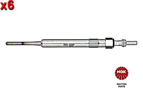 Glow plug ngk - 6x, fits