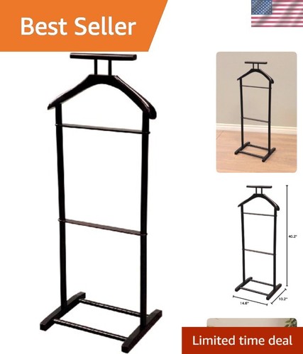 Space efficient mahogany valet - space-efficient,