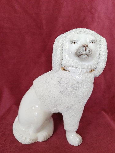 Staffordshire porcelain dog - staffordshire,