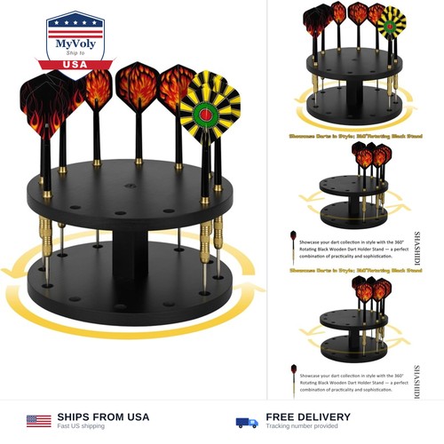 360 rotating wooden dart - rotating,