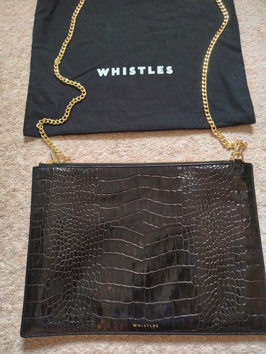 Bnwot black leather - leather, whistles