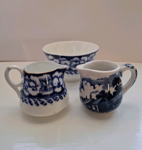 Antique vintage flow blue - flow,