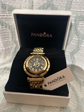 Pandora gold-tone watch in