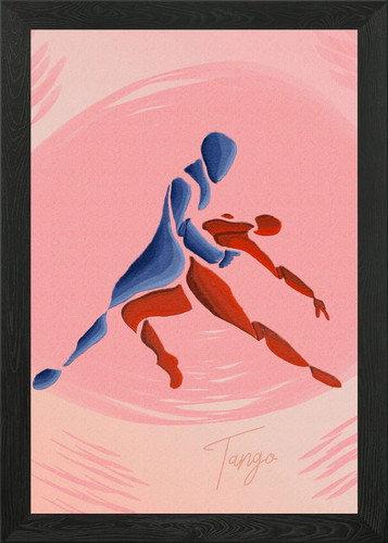 Tango framed wall art poster - tango,