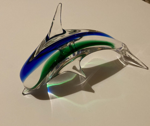 Vintage murano style sommerso - style,