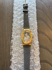 VTG Avon Cat Watch Gold Tone