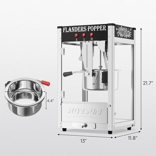 10oz popcorn machine hot - 10oz,