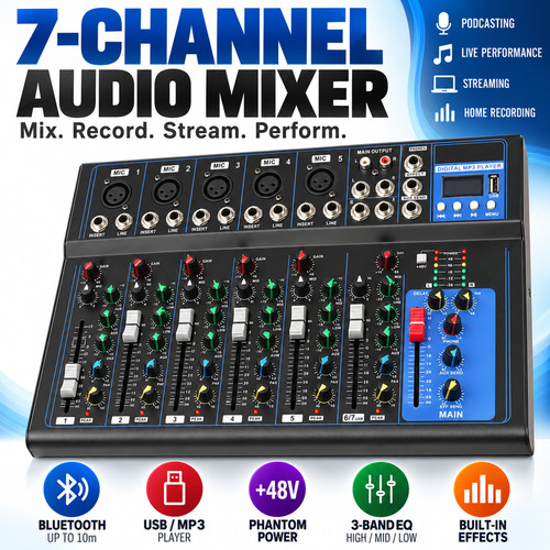 Channel audio mixer - audio,
