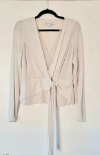 Diane von Frustenberg silk wrap blouse UK 8 10