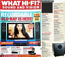 WHAT HI-FI CYRUS  NAD DYNAUDIO FOCUS  MARANTZ SA 8003 SALE PRICE £3.99