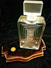 VTG LALIQUE CRYSTAL 7"3/4 LARGE #3  " ISADORA DUCAN " PERFUME BOTTLE