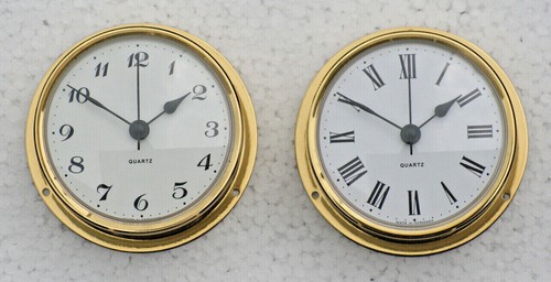 Brass ships clock marine - brass,