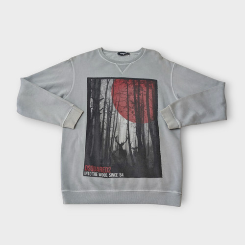 Dsquared2 men grey graphic - grey,