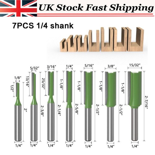 7pcs shank single - single, double