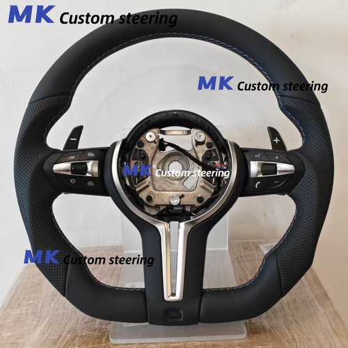 Full leather steering - steering, wheel