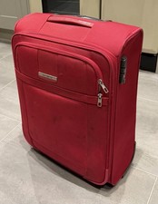 Samsonite Carry-On Cabin Suitcase Soft Shell, 2-Wheel Red 🔥