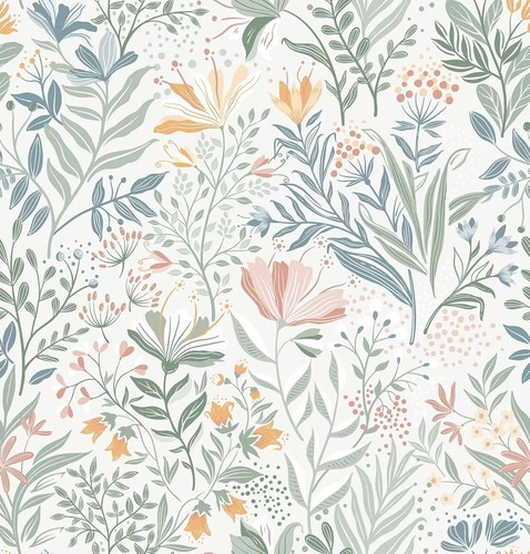 Boho floral peel stick - boho,