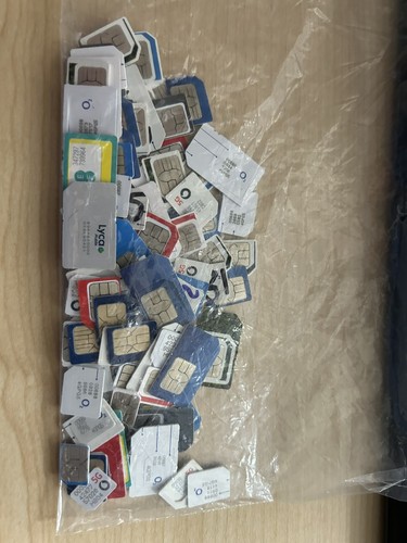 Sim cards 100 - x, used