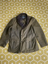 Mens Barbour LUTZ Wax Jacket Olive Green Size XXL