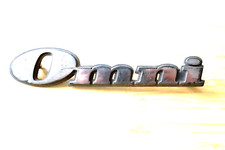 OMNI BADGE 81640 15cm. for a DODGE AMERICAN COMPACT CAR