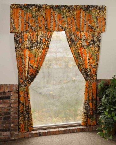 Orange camo camouflage woods - orange,