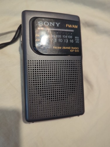 Sony icf s10 portable pocket - sony,