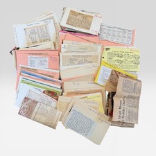 Vintage Recipe Cards Lot 1 lb
