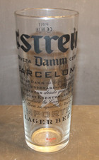 Estrella pint glass brand - 1,
