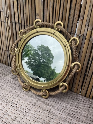 Nautical porthole mirror brass - porthole,