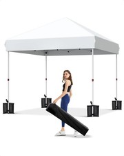 3X3 meter Canopy Tent Foldable Gazebo w/ Sides Portable Outdoor Garden Shelter