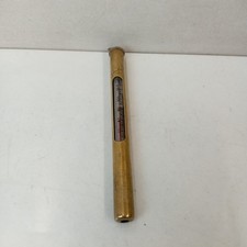 Vintage Made By HARDY`s England Brass Fishing Brass Tube Thermometer. Very Old.