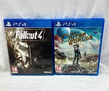A Set Of Open World RPG Games, Fallout 4 & The Outer Worlds, PS4