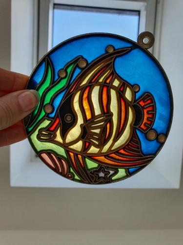 Vintage stained glass - stained,