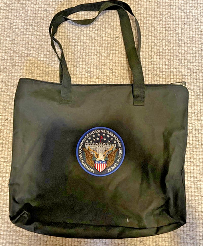 Bush cheney tote bag white - cheney, '05