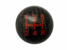 black C1 carbon fibre 5 speed gear shift knob for ford 12mm