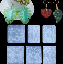 Silicone Turtle Leaf Drop Earring Pendant Jewelle Epoxy Mold Resin Casting Mould