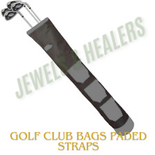 Grey/Black Golf Pencil Bag with 3 Pockets and Padded Straps Ideal for Travel