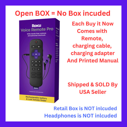 Roku voice remote pro - pro, |