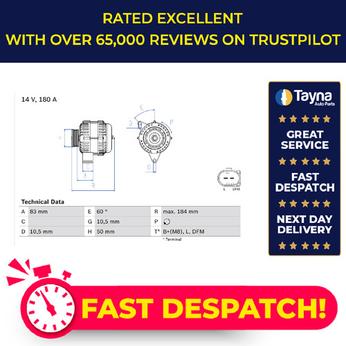 Alternator fits mercedes e55 - fits,