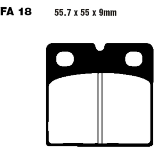 Ebc double sintered brake - double-h,