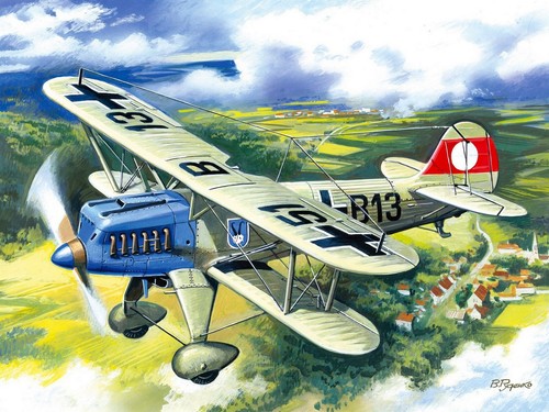 Icm heinkel 51a 1 - heinkel, he