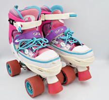 SFR Miami Adjustable Roller Quad Skates, Size UK 3 To 6