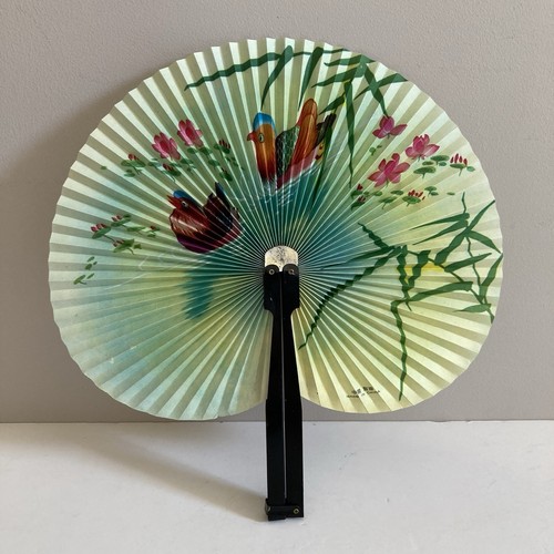Vintage chinese folding fan - folding,
