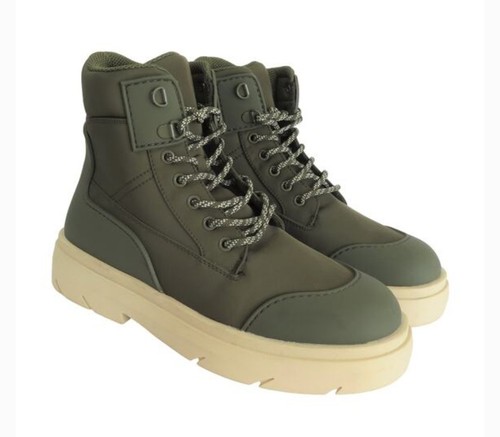 Zara green leather lace - green, up