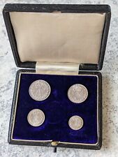 1908 Edward VII Maundy Coins set(4d3d2d1d) Orig.Sq.dated Case UNC/FDC M9084DC