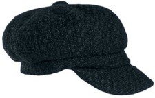 Ladies Bakerboy Hat Newsboy Wool Blend Boucle Breton Sailor Casual Lined Cap