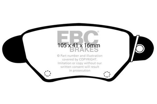 Ebc yellowstuff rear brake - ebc,
