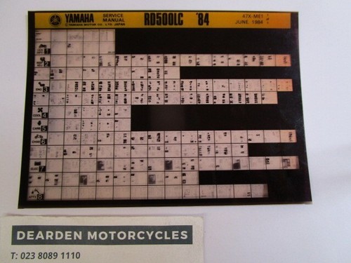 Genuine yamaha rd500lc - genuine,
