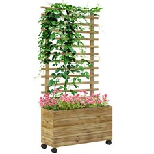 Outsunny Garden Wooden Trellis