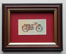 MOTOR CYCLE IMAGE FRAMED -